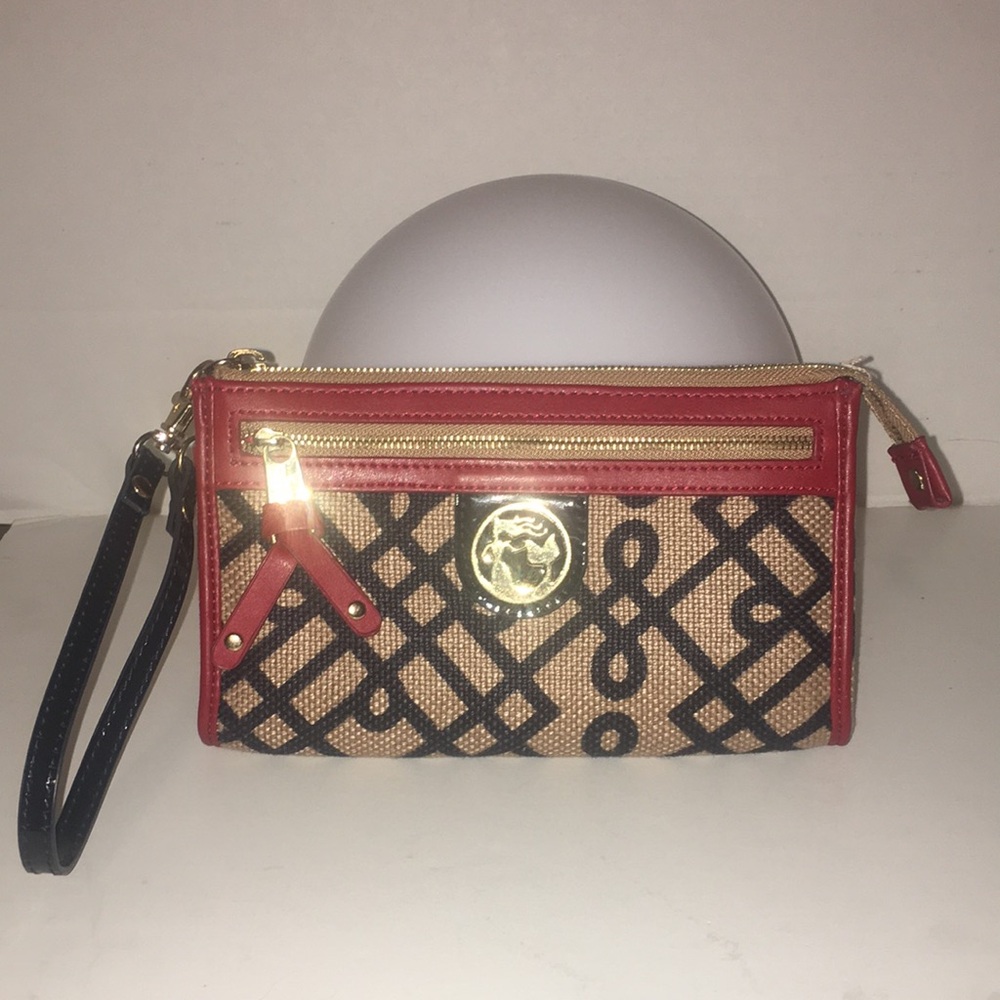 SPARTINA GEOMETRIC PRINT WRISTLET WALLET